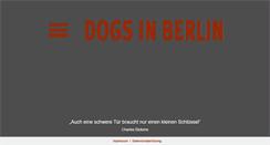 Desktop Screenshot of dogs-in-berlin.com